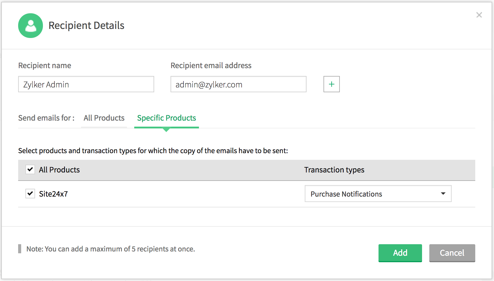 add-email-recipient