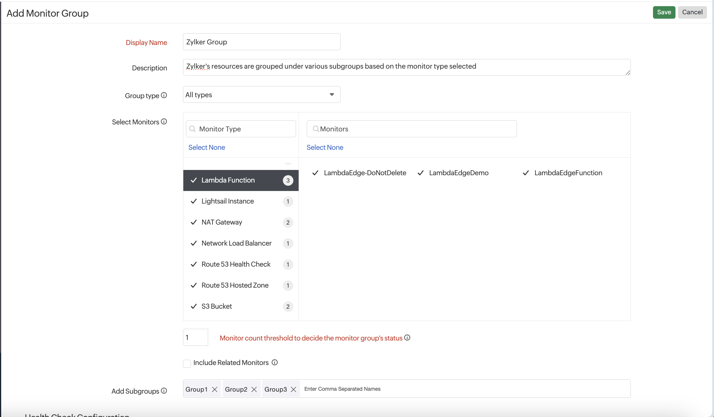 add-monitor-grp adding monitor group