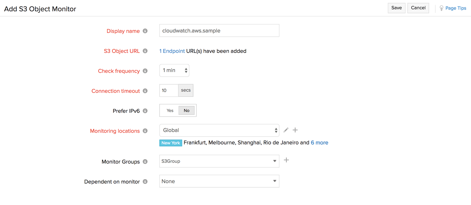 “Configure Configure endpoint checks