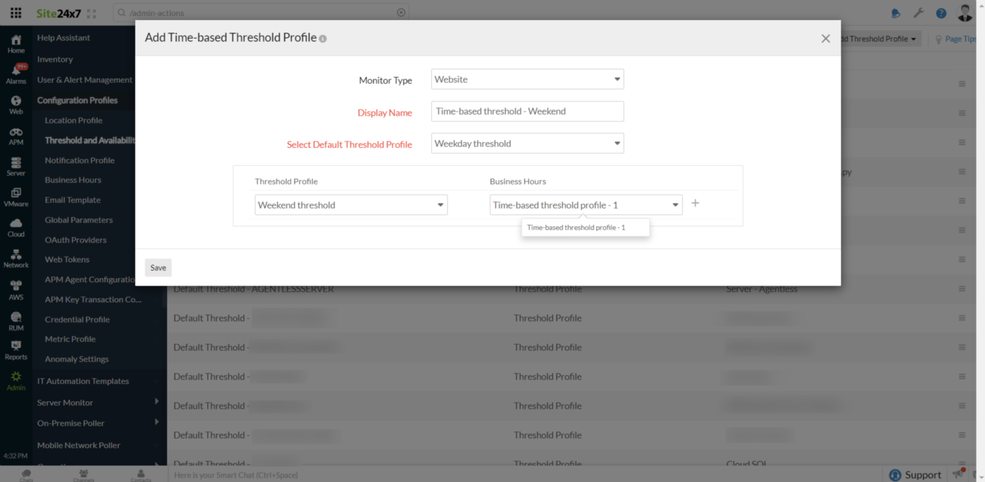 add-weekend-profile add weekend profile