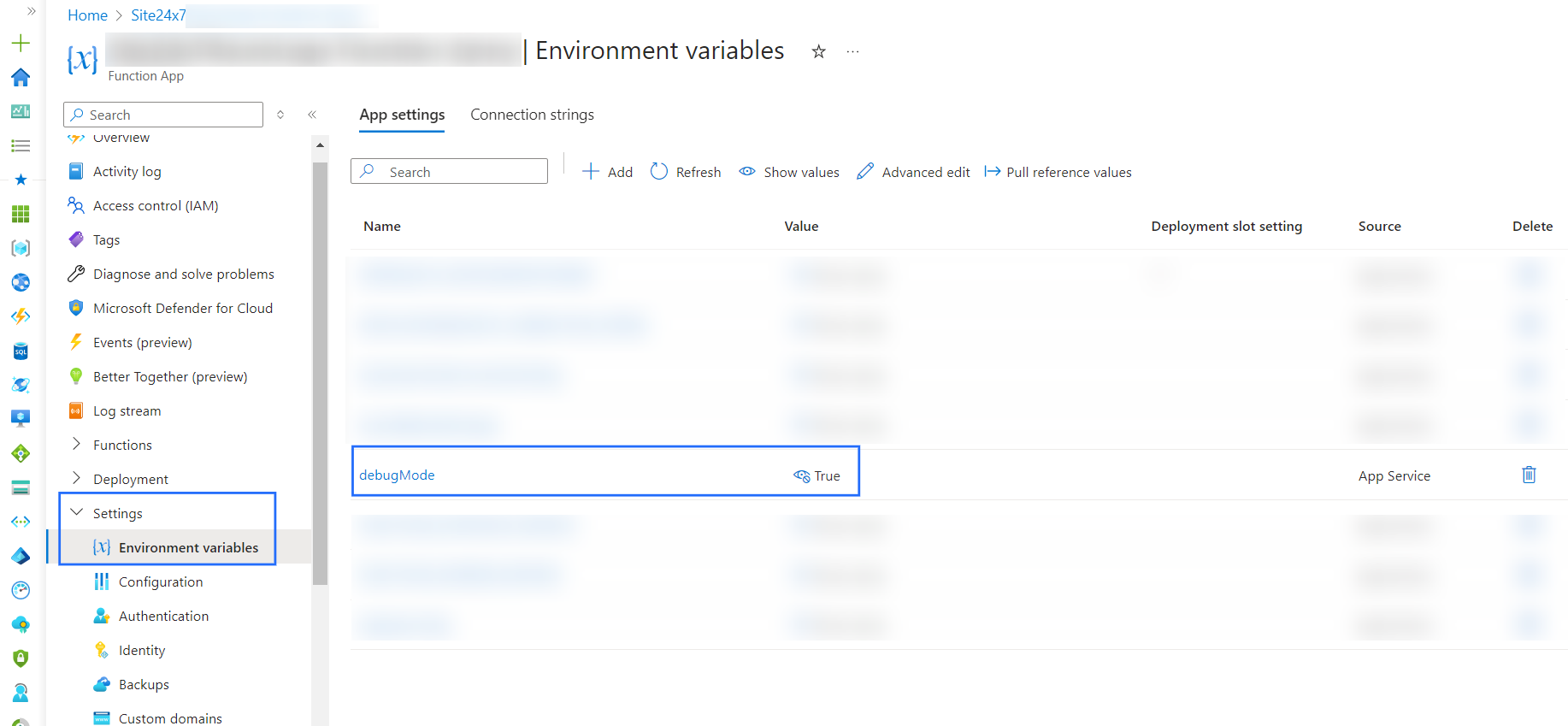 azure-diagnostic-logs-debug-mode Azure logs debug mode