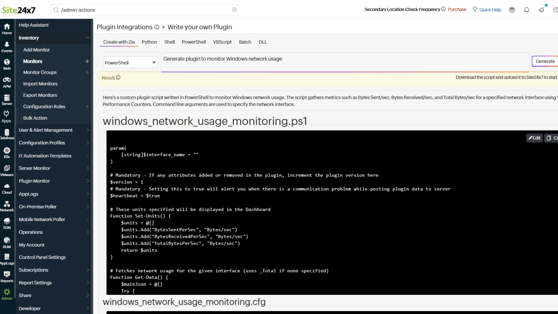 Create plugin with Zia create plugin with zia