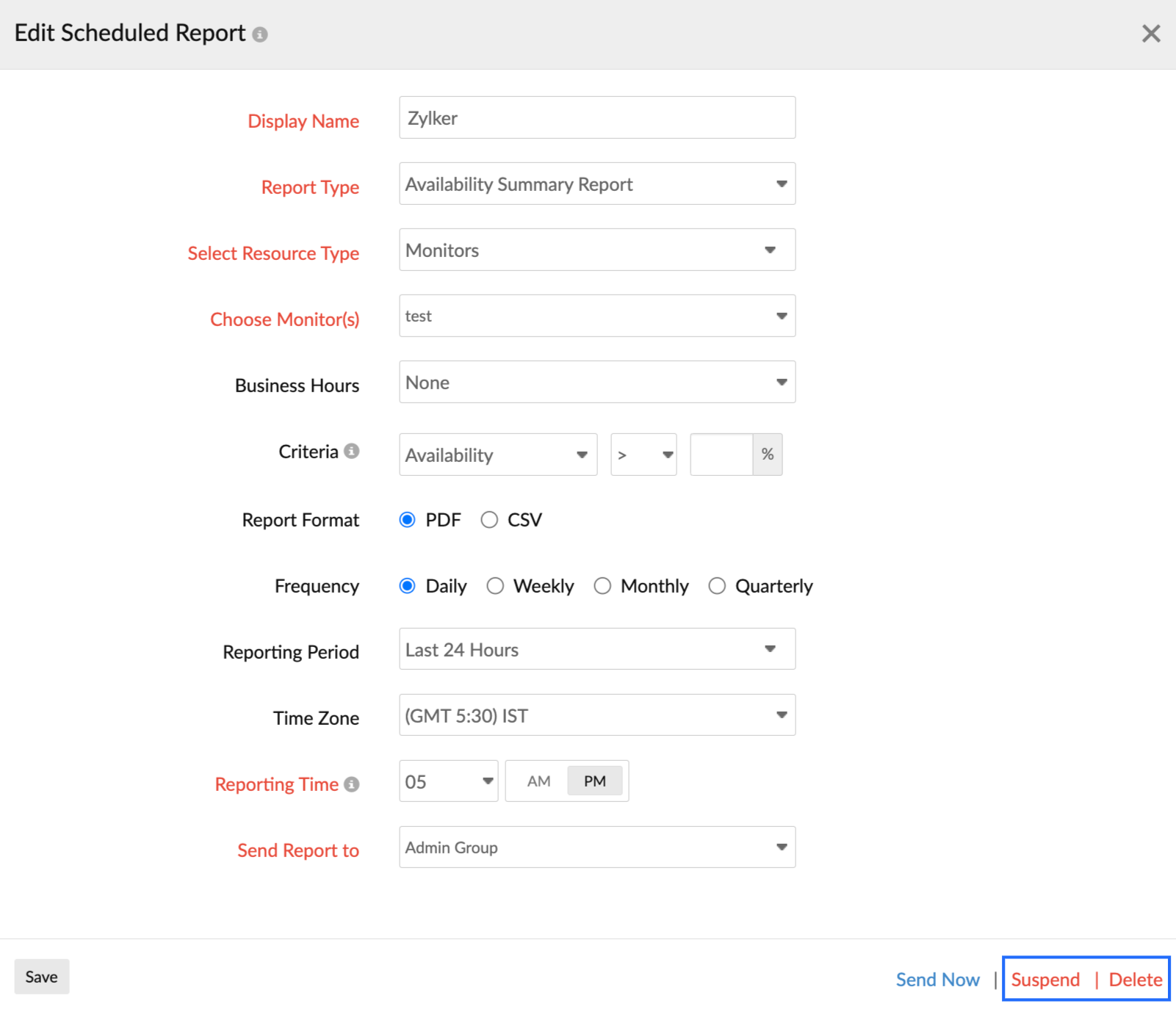 edit_form_schedule_report Edit form in schedule report