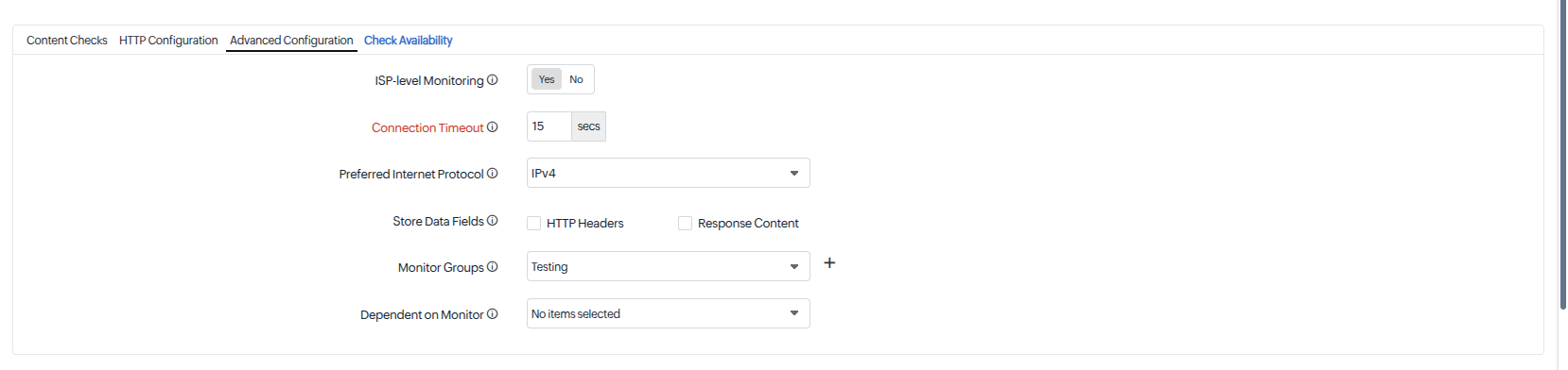 Image for advanced configuration in website