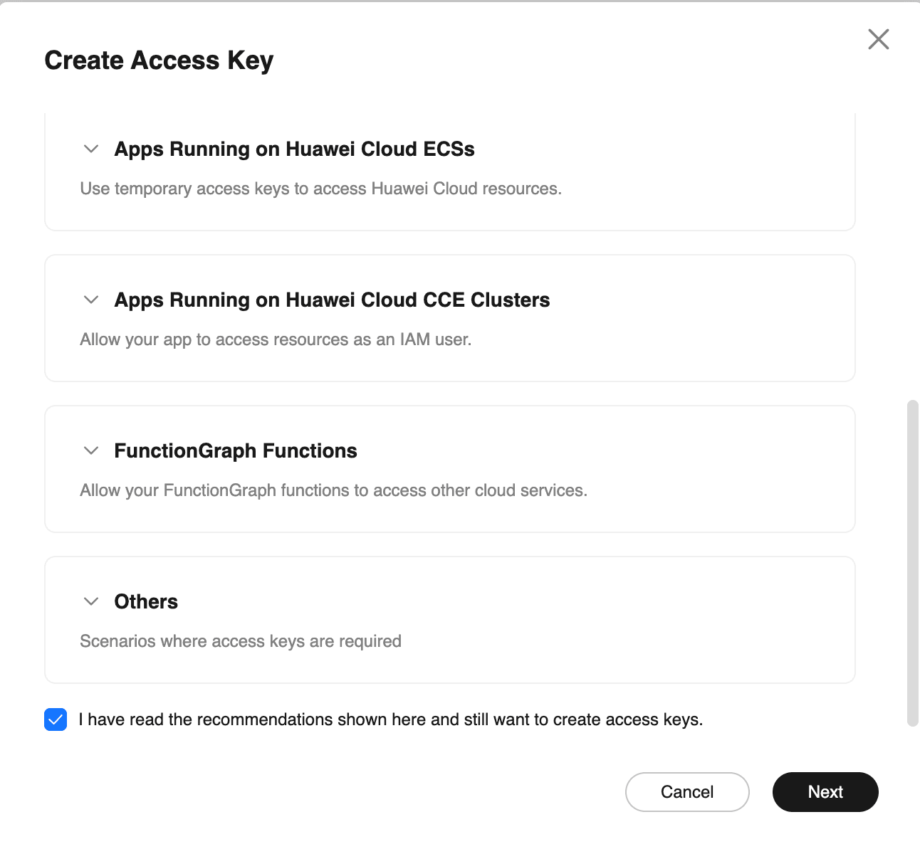create key create key