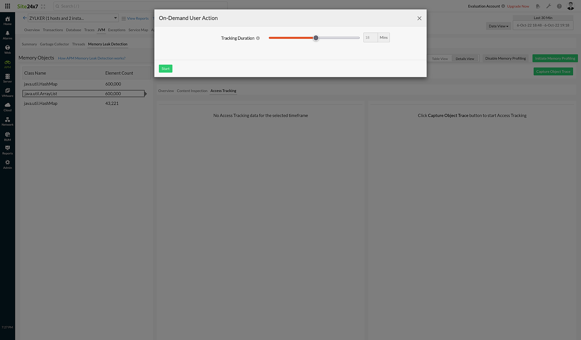 initiate-access-tracking Initiate access tracking