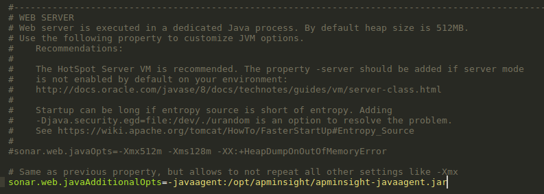 java-sonarcube Install Java agent in Sonarqube