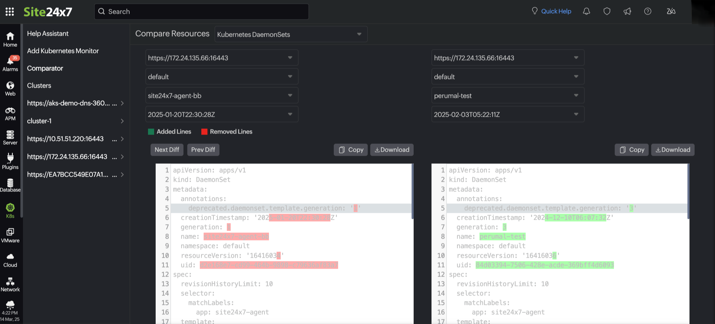 Kubernetes Change Tracker Kubernetes Change Tracker