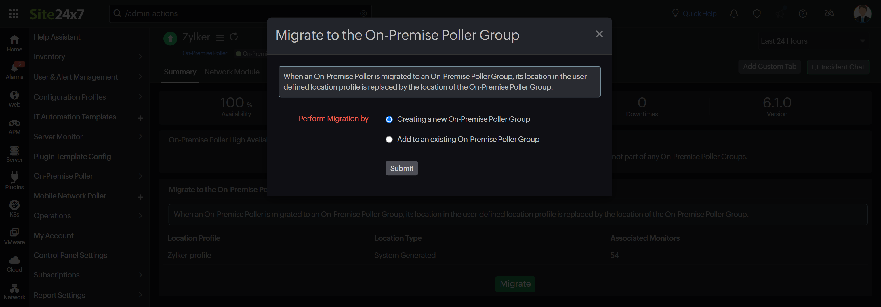 migrate-poller-group-form Migrating On-Premise Poller form