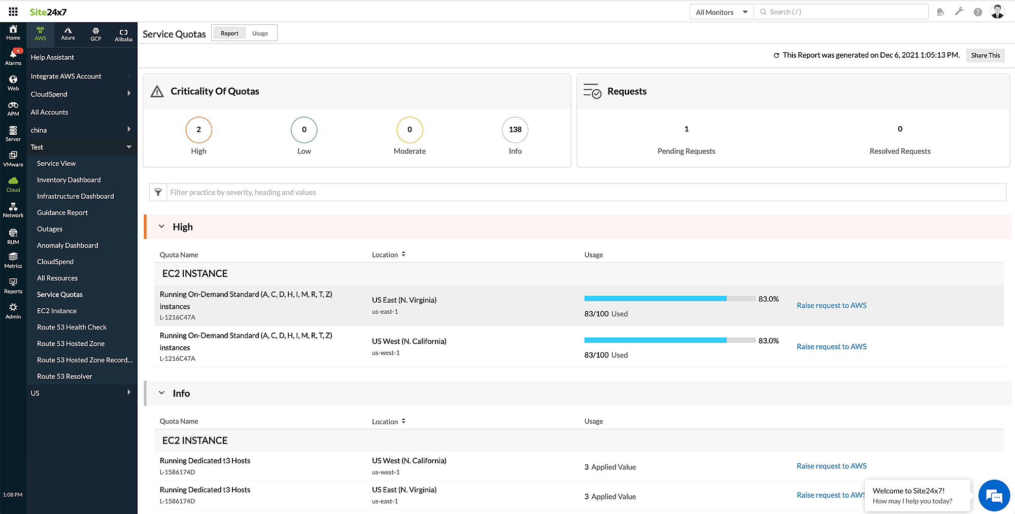 service-quotas AWS Service Quotas