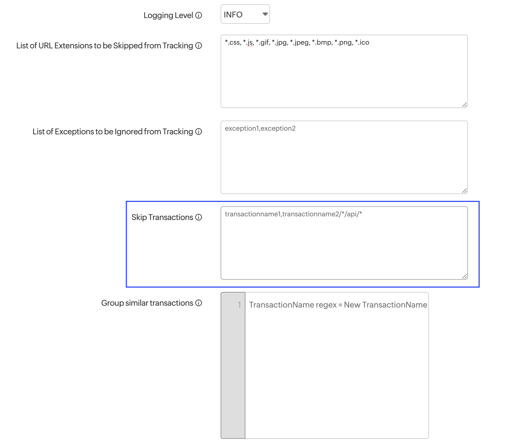 Skip transactions