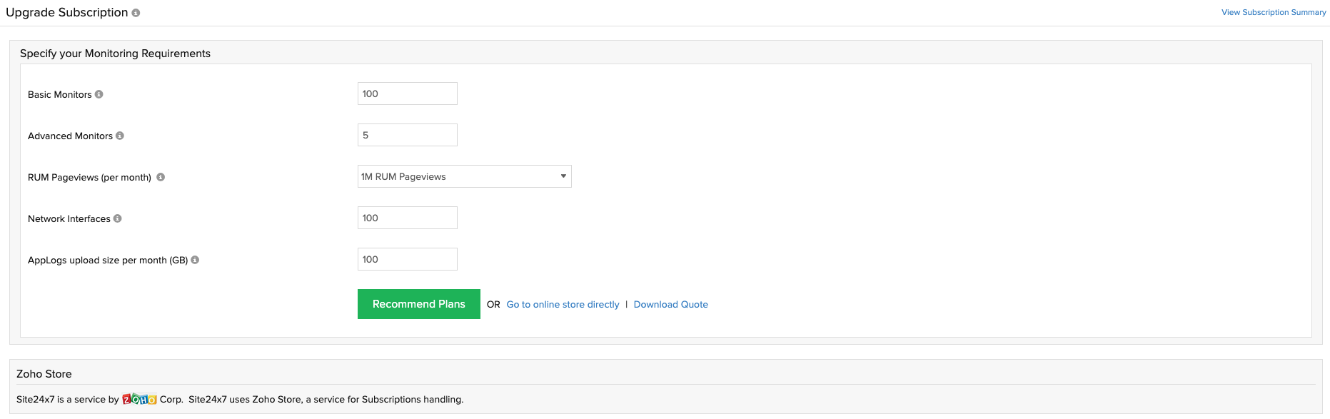 subscriptions-monitoring-requirements