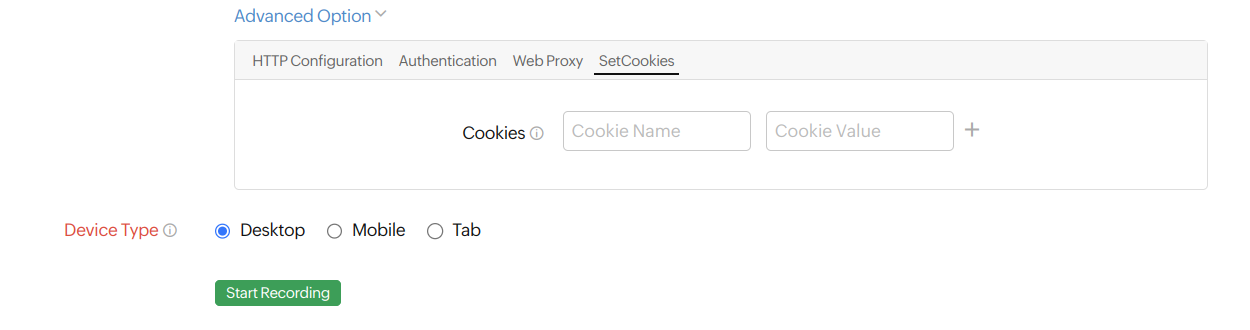 Web Transaction Set Cookies Web Transaction Set Cookies