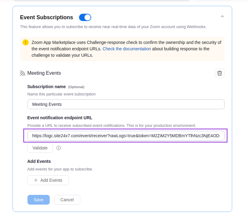 zoom-endpoint Zoom endpoint